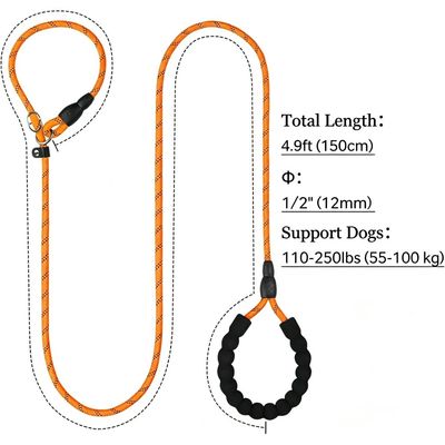 HausPets Laisse coulissante Ø12mm 150cm orange