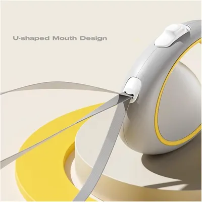 Retractable dog lead 3m, for small/medium pups, outdoor. Retractable dog lead 3m, for small/medium pups, outdoor.