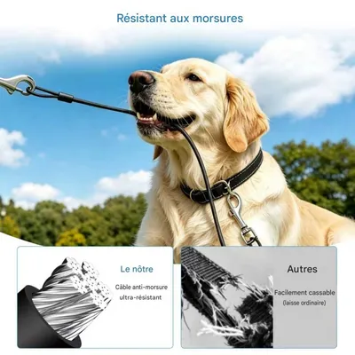 HausPets Corde de Traction à extension automatique pour chiens HausPets Corde de Traction à extension automatique pour chiens