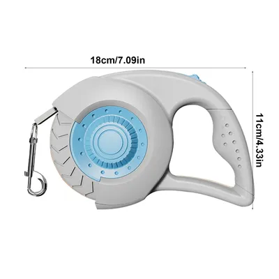 HausPets Laisse Chien Rétractable 5M Nylon Antidérapante Légère Petit Chien HausPets Laisse Chien Rétractable 5M Nylon Antidérapante Légère Petit Chien