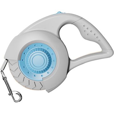HausPets Laisse Chien Rétractable 5M Nylon Antidérapante Légère Petit Chien