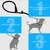 HausPets Laisse coulissante 150cm sans collier HausPets Laisse coulissante 150cm sans collier