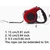 HausPets Hunde-Rollleine 5M ABS Polyester Rot Klein Mittel HausPets Hunde-Rollleine 5M ABS Polyester Rot Klein Mittel