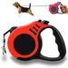 HausPets Hunde-Rollleine 5M ABS Polyester Rot Klein Mittel