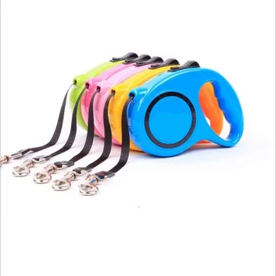 HausPets Laisse Chien Rétractable 3M/5M Polyester Portable Petit Moyen HausPets Laisse Chien Rétractable 3M/5M Polyester Portable Petit Moyen