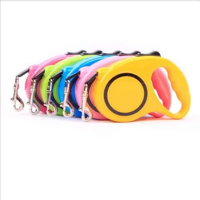 HausPets Laisse Chien Rétractable 3M/5M Polyester Portable Petit Moyen HausPets Laisse Chien Rétractable 3M/5M Polyester Portable Petit Moyen