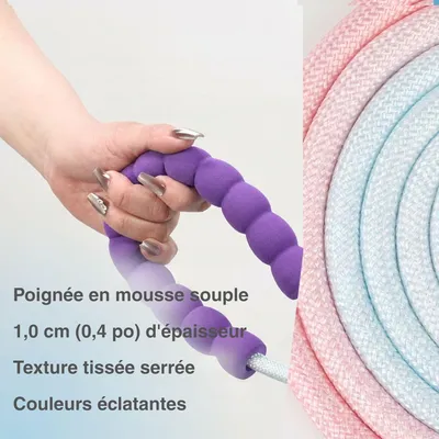 HausPets Laisse lasso 2m corde escalade rose/bleu HausPets Laisse lasso 2m corde escalade rose/bleu