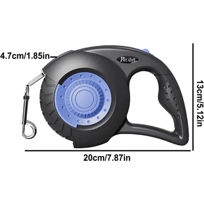 Rollleine mit ABS-Handbremse für Hunde, für draußen, Strand & Camping.