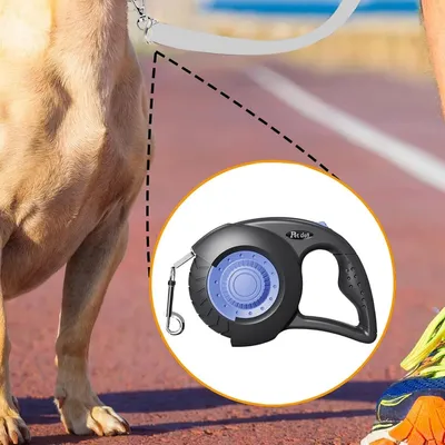 Rollleine mit ABS-Handbremse für Hunde, für draußen, Strand & Camping.
