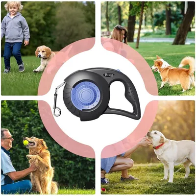 Rollleine mit ABS-Handbremse für Hunde, für draußen, Strand & Camping.