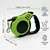 HausPets Laisse Chien Rétractable 5M Verte Ergonomique Jusqu'à 15kg HausPets Laisse Chien Rétractable 5M Verte Ergonomique Jusqu'à 15kg