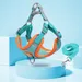 Reflective soft mesh padded harness for small dogs/cats, double leash clips