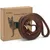 HausPets Laisse cuir véritable réglable marron HausPets Laisse cuir véritable réglable marron