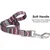HausPets Laisse nylon mauve 120cm 2 anneaux D HausPets Laisse nylon mauve 120cm 2 anneaux D