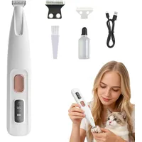 Tondeuse chat précision ultra silencieuse lames sûres USB rechargeable