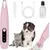Tondeuse pattes silencieuse rechargeable LED chat chien rose Tondeuse pattes silencieuse rechargeable LED chat chien rose