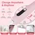 Tondeuse pattes silencieuse rechargeable LED chat chien rose Tondeuse pattes silencieuse rechargeable LED chat chien rose