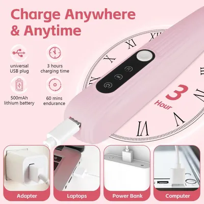Tondeuse pattes silencieuse rechargeable LED chat chien rose Tondeuse pattes silencieuse rechargeable LED chat chien rose