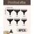 HausPets 6-teiliges Universal-Scherkamm-Set für Haar und Tierpflege HausPets 6-teiliges Universal-Scherkamm-Set für Haar und Tierpflege