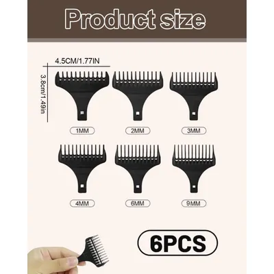 HausPets 6-teiliges Universal-Scherkamm-Set für Haar und Tierpflege HausPets 6-teiliges Universal-Scherkamm-Set für Haar und Tierpflege