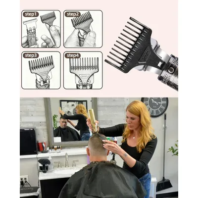 HausPets 6-teiliges Universal-Scherkamm-Set für Haar und Tierpflege HausPets 6-teiliges Universal-Scherkamm-Set für Haar und Tierpflege