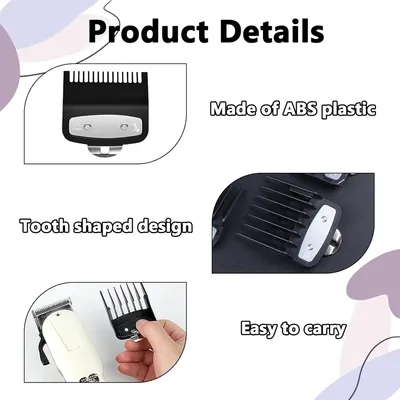 HausPets Kit de 4 Sabots Tondeuse ABS pour Cheveux et Animaux HausPets Kit de 4 Sabots Tondeuse ABS pour Cheveux et Animaux