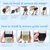 Tondeuse chien pro sans fil lames céramique LCD 5 vitesses lavable Tondeuse chien pro sans fil lames céramique LCD 5 vitesses lavable