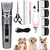 Tondeuse chien pro sans fil lames céramique LCD 5 vitesses lavable Tondeuse chien pro sans fil lames céramique LCD 5 vitesses lavable