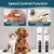 Kit toilettage 4 en 1 tondeuse chien chat silencieuse sans fil LCD Kit toilettage 4 en 1 tondeuse chien chat silencieuse sans fil LCD