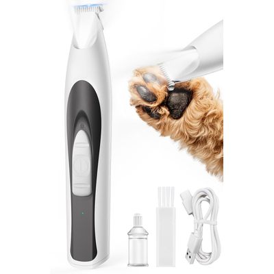 LED Pfotentrimmer Hunde leise wiederaufladbar Augen und Ohren