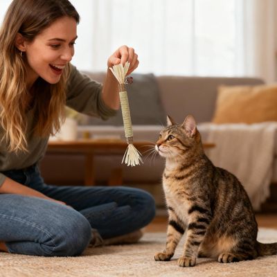 5 natürliche Kausnacks mit Katzenminze Silberrebe Spielzeug