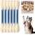 Lot de 6 cotons-tiges pour chatons, jouet de dentition, bleu Lot de 6 cotons-tiges pour chatons, jouet de dentition, bleu