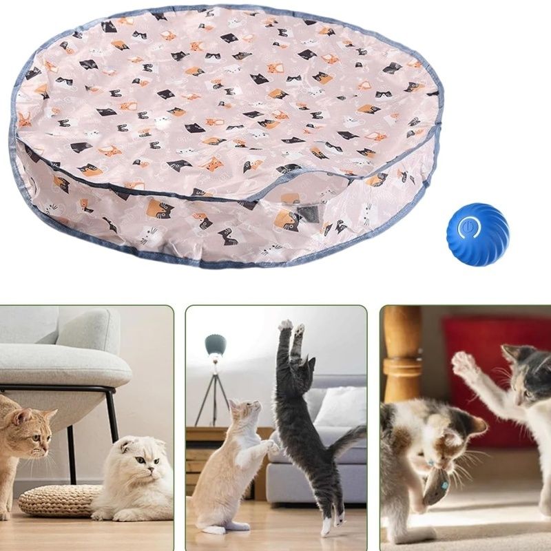 HausPets Universelle Spielmatte für Katzen  Drei Geschwindigkeiten
