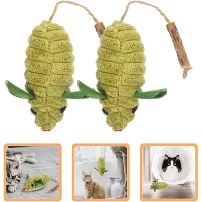 Lot 2 souris peluche herbe chat légère interactif chat intérieur Lot 2 souris peluche herbe chat légère interactif chat intérieur