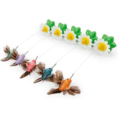 Jeu interactif électrique chat papillons rotation aléatoire Jeu interactif électrique chat papillons rotation aléatoire