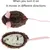 Souris mobile interactive chat couinement auto peluche mouvement