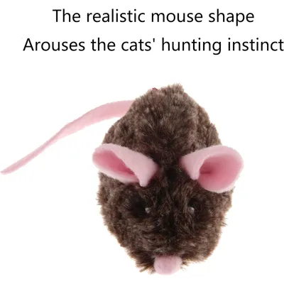 Souris mobile interactive chat couinement auto peluche mouvement