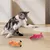 Lot 3 jouets herbe chat peluche douce nettoyage dents interactif