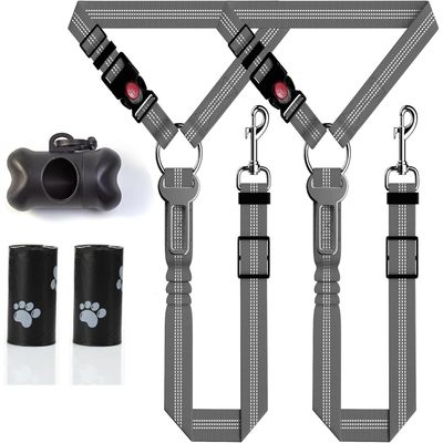 3-in-1-Sicherheitsgurt für Hunde aus hochdichtem, bissfestem Nylon