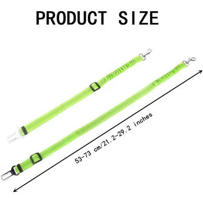 2-teiliger Autosicherheitsgurt schwarz-grün, verstellbar von 53 bis 73 cm 2-teiliger Autosicherheitsgurt schwarz-grün, verstellbar von 53 bis 73 cm