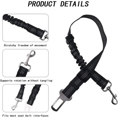 2-teiliger Autosicherheitsgurt schwarz-grün, verstellbar von 53 bis 73 cm 2-teiliger Autosicherheitsgurt schwarz-grün, verstellbar von 53 bis 73 cm