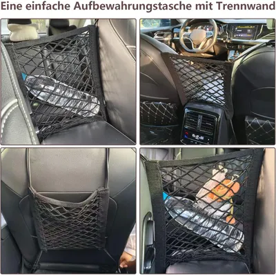 2er-Set Autogurte für Hunde + verstellbares Tierschutznetz, 50–85 cm 2er-Set Autogurte für Hunde + verstellbares Tierschutznetz, 50–85 cm