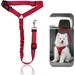 Verstellbarer Sicherheitsgurt für Hunde (50–65 cm) mit Nachtreflektoren