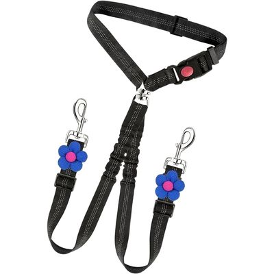 Einziehbare reflektierende Hundegurte, 1–2 Abschnitte, elastische Schnalle