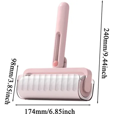HausPets Cepillo anticabello 4 en 1 con mango ajustable