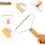 HausPets Quitapelusas manual de madera y cobre, amarillo HausPets Quitapelusas manual de madera y cobre, amarillo