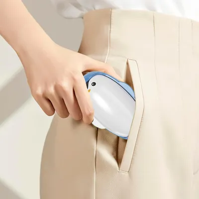 HausPets Rodillo reutilizable con forma pingüino, portátil antipelusas ropa HausPets Rodillo reutilizable con forma pingüino, portátil antipelusas ropa