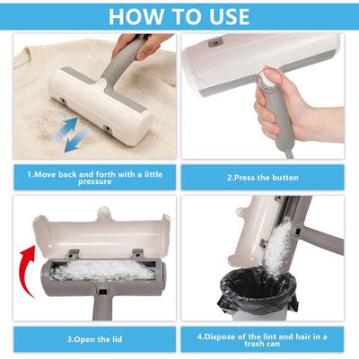 HausPets Rouleau adhésif anti-poils meubles/vêtements