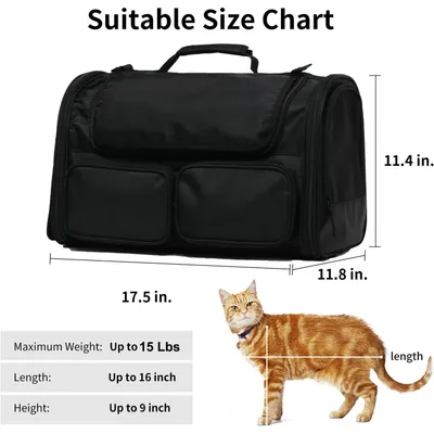 HausPets Sac de Transport Pliable pour Chien et Chat, Approuvé Avion HausPets Sac de Transport Pliable pour Chien et Chat, Approuvé Avion