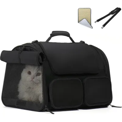 HausPets Sac de Transport Pliable pour Chien et Chat, Approuvé Avion HausPets Sac de Transport Pliable pour Chien et Chat, Approuvé Avion